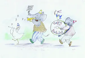Hippo: Happy Birthday band