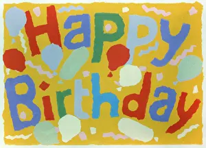 Ayliffe: Happy Birthday greetings card
