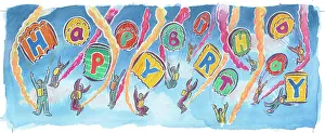 Spelling: Happy Birthday Parachutists