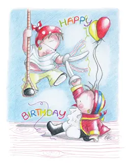 Pencils: Happy Birthday Pirates