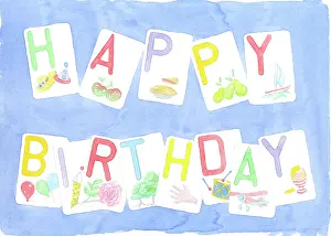 Boiled: Happy Birthday playing cards