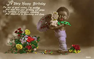 Bunches: A Happy Birthday Post Card