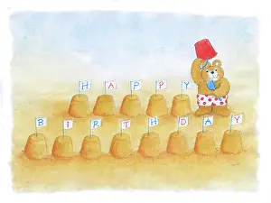 Sandcastles: Happy Birthday Sandcastles