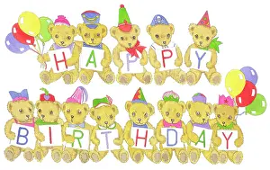 Bunches: Happy Birthday Teddy Bears