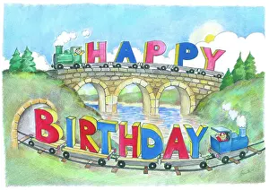Endersby: Happy Birthday trains