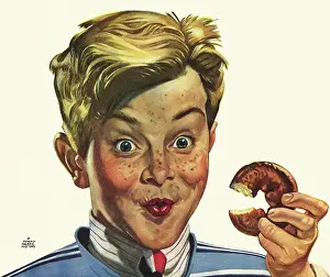 Morse: Happy Boy eats Doughnut