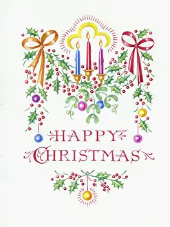 Bertha: Happy Christmas with candles