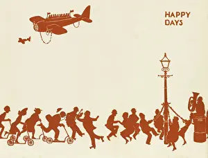 Lampost: Happy Days - W H Robinson