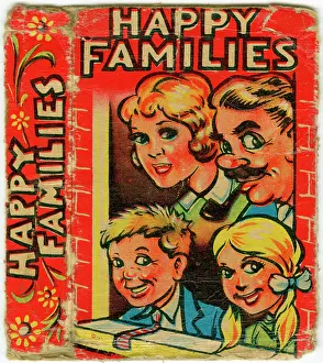 Familes: Happy Familes Playing Cards - pack box
