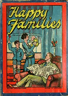 Armchair: Happy Families box lid