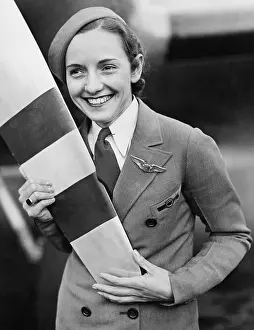 Stewardesses: Happy to be flying high