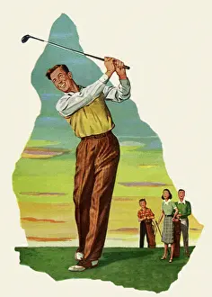 Golfer: Happy Golfer