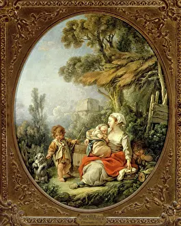 Boucher: The happy mother