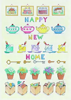 Teapots: Happy New Home design