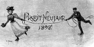 Snowfalls: Happy New Year 1898