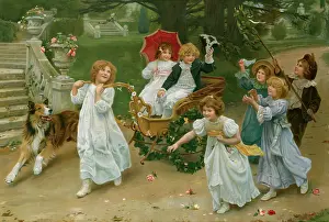 Make Believe: The Happy Pair ' children playing ' wedding