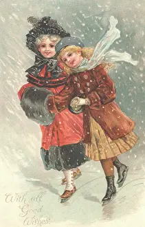 Peter & Dawn Cope Collection: Happy Skaters