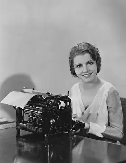 Typewriting: Happy typist