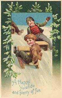 Toboggans: A Happy Yuletide and plenty of fun