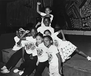 Harare: Harare, Zimbabwe, September 1987. Young pioneers (the