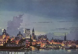 Evers: Harbor and City Skyline