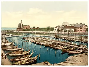 Colberg: Harbor and pilot station, Colberg, Pommeraina, Germany (i.e