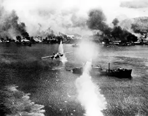 Waterspout: At the Harbor of Rabayl, a bombing of a ?