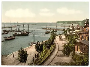 Rugen: The harbor, Sassnitz, Isle of Rugen, Germany