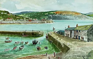 Cobb: The Harbour from The Cobb, Lyme Regis, Dorset