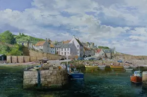 Fife: Harbour at Crail in Fife