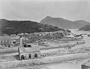 Typhoon: Harbour damage, China