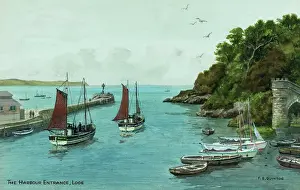 Looe: Harbour Entrance, Looe, Cornwall