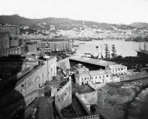 Cramped: Harbour, Genoa, Italy