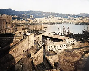 Cramped: Harbour, Genoa, Italy