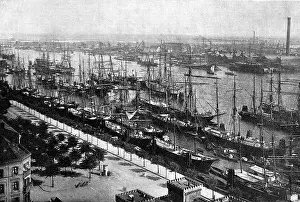 Proceed: The Harbour at Hamburg, 1892