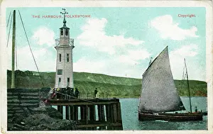 Folkestone: The Harbour & Lighthouse, Folkestone, England