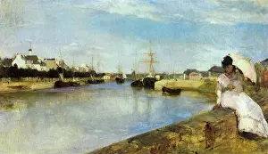 Berthe: The Harbour at Lorient, by Berthe Morisot