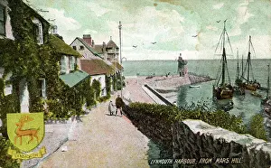 Lynmouth: Harbour - From Mars Hill, Lynmouth, Devon