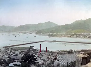 Nagasaki: Harbour, Nagasaki, Japan, circa 1890