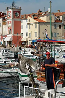 Rovinj: Harbour and old town, Rovinj, Croatia