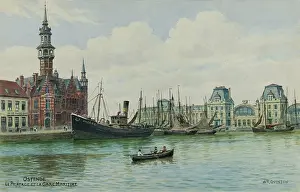 Ostende: Harbour at Ostend, Belgium