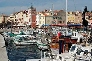 Rovinj: Harbour of Rovinj, Croatia