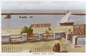 Kuwaiti: Harbour Scene - Kuwait