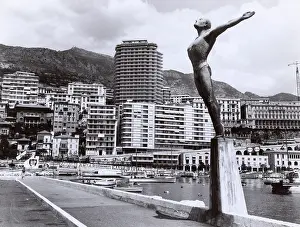 Antar: Harbour scene at Monte Carlo, Monaco