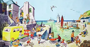 Dingy: Harbour Scene (with hidden images)
