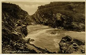 Tintagel: The Harbour, Tintagel, Cornwall