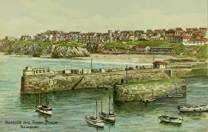 Towan: Harbour and Towan Beach, Newquay, Cornwall