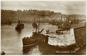 Caithness: The harbour at Wick, Scotland