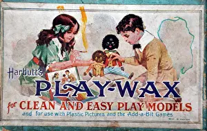 Golliwog: Harbutt's Play-Wax for clean and easy play models