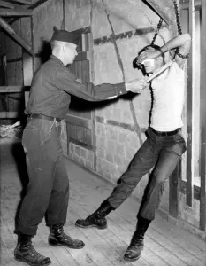 Heilbronn: A hard interrogation in the Iron Mike test of the U.S